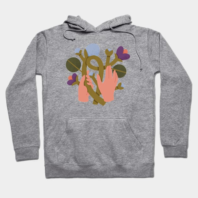 Flower-lover Hoodie by jill_gori